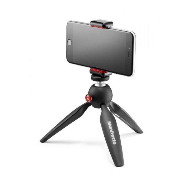 MINI TRÍPODE PIXI SMART PARA SMARTPHONE - NEGRO- MANFROTTO - MFMKPIXICLAMP-B