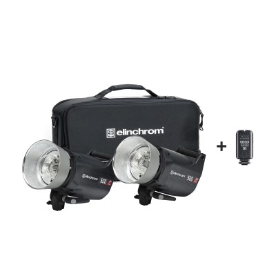 FLASH DE ESTUDIO ELC PRO HD 500 TO GO KIT 2 UNIDADES CON TRANSMISOR ELINCHROM - EL20662.2
