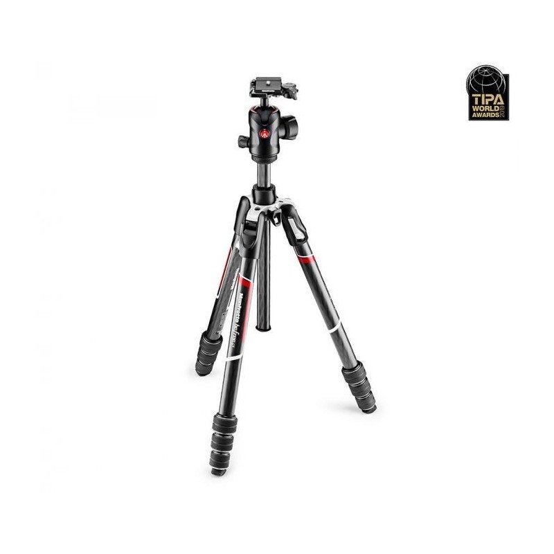 TRÍPODE BEFREE GT TWIST LOCK CARBONO MANFROTTO - MFMKBFRTC4GT-BH