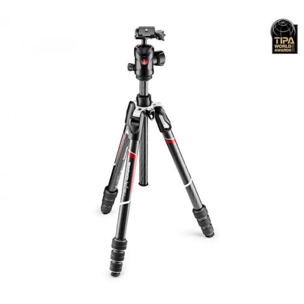 TRÍPODE BEFREE GT TWIST LOCK CARBONO MANFROTTO - MFMKBFRTC4GT-BH