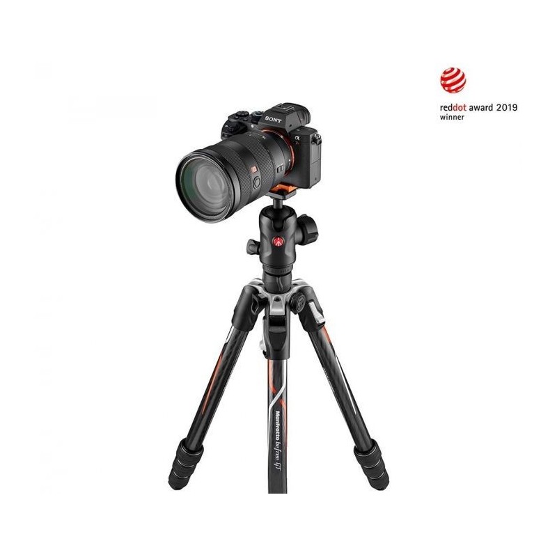 TRIPODE BEFREE GT CARBONO ALPHA TWIST LOCK ESPECIAL SONY MANFROTTO - MFMKBFRTC4GTA-BH