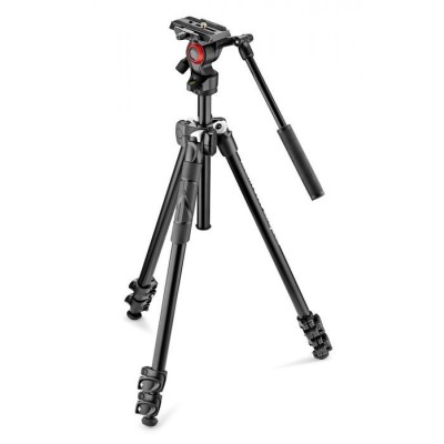 TRÍPODE 290 LIGHT CON RÓTULA 2 WAY (VÍDEO) ALUMINIO MANFROTTO - MFMK290LTA3-V