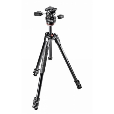 TRÍPODE 290 XTRA CON RÓTULA 3 WAY ALUMINIO MANFROTTO - MFMK290XTA3-3W