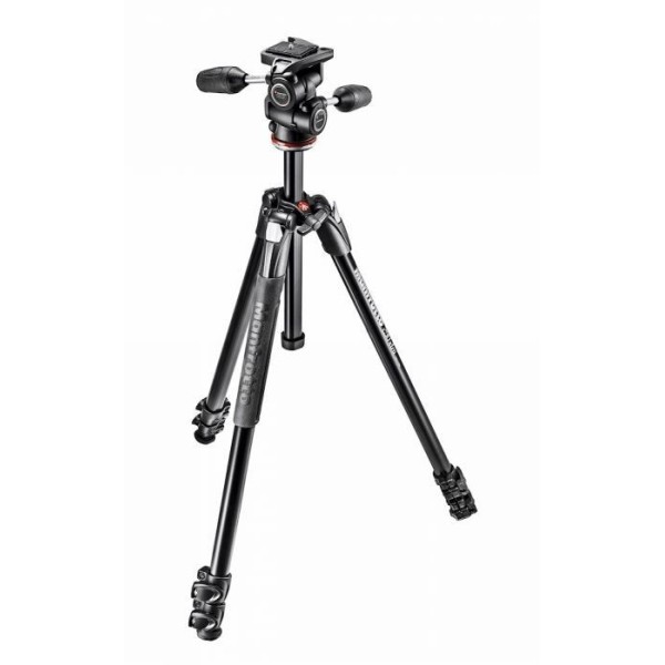 TRÍPODE 290 XTRA CON RÓTULA 3 WAY ALUMINIO MANFROTTO - MFMK290XTA3-3W