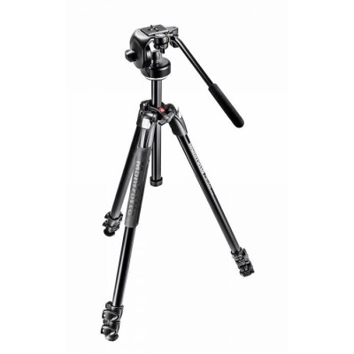 TRÍPODE 290 XTRA CON RÓTULA FLUIDA 2 WAY ALUMINIO MANFROTTO - MFMK290XTA3-2W
