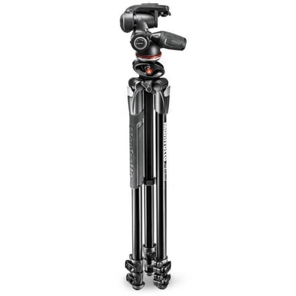TRÍPODE 290 DUAL CON RÓTULA 3 WAY ALUMINIO MANFROTTO- MFMK290DUA3-3W