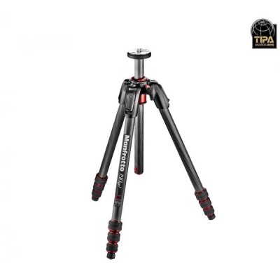 TRÍPODE 190! GO M 4 SECCIONES FIBRA DE CARBONO MANFROTTO - MFMT190GOC4