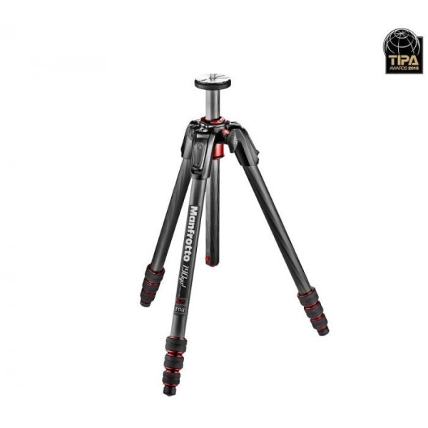 TRÍPODE 190! GO M 4 SECCIONES FIBRA DE CARBONO MANFROTTO - MFMT190GOC4