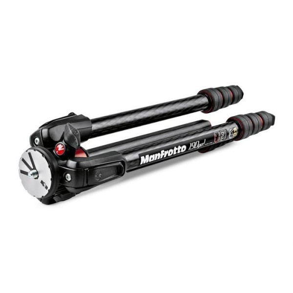 TRÍPODE 190! GO M 4 SECCIONES FIBRA DE CARBONO MANFROTTO - MFMT190GOC4