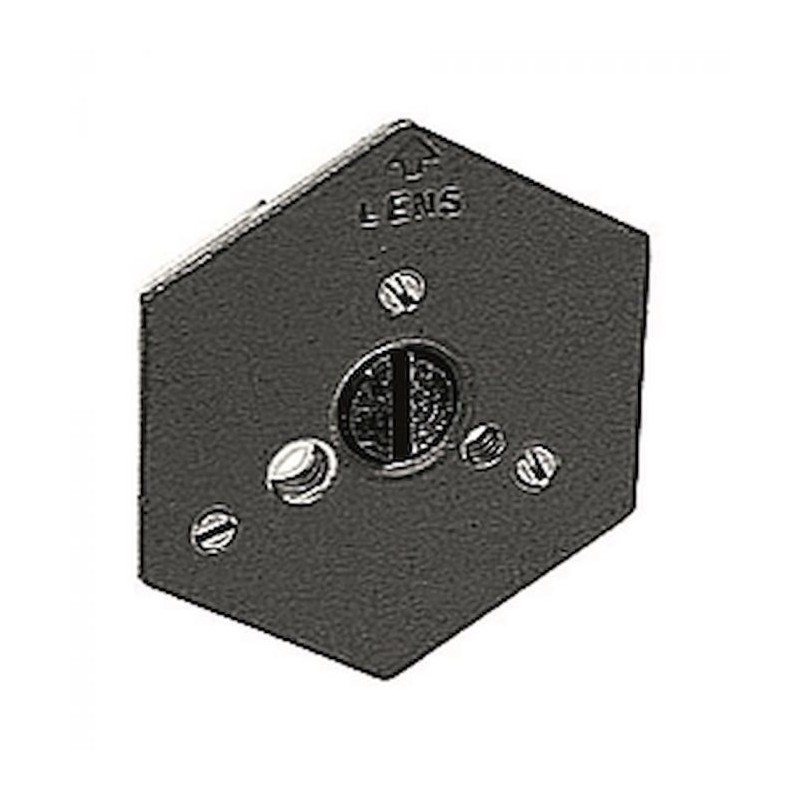 ZAPATA RÁPIDA 130-14 HEXAGONAL 1/4'' MANFROTTO - MF130-14