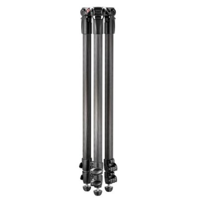 TRÍPODE VIDEO 3 SECCIONES SEMI ESFERA 75 MM FIBRA DE CARBONO MANFROTTO - MF535