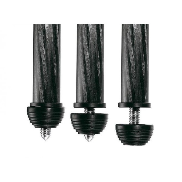 TRÍPODE VIDEO 3 SECCIONES SEMI ESFERA 75 MM FIBRA DE CARBONO MANFROTTO - MF535