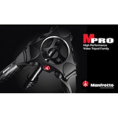 TRÍPODE VIDEO 3 SECCIONES SEMI ESFERA 75 MM FIBRA DE CARBONO MANFROTTO - MF535