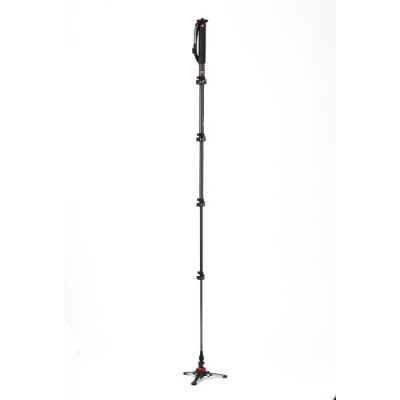 MONOPIE DE VÍDEO FLUIDO XPRO 5 SECCIONES EN FIBRA DE CARBONO CON BASE FLUIDTECH MANFROTTO - MFMVMXPROC5