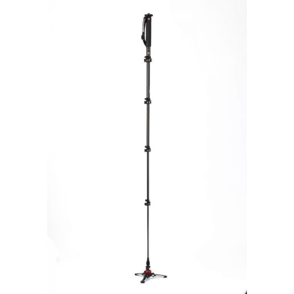 MONOPIE DE VÍDEO FLUIDO XPRO 5 SECCIONES EN FIBRA DE CARBONO CON BASE FLUIDTECH MANFROTTO - MFMVMXPROC5