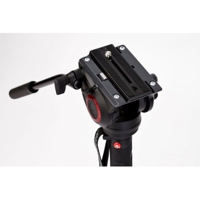 MONOPIE DE VÍDEO FLUIDO XPRO 4 SECCIONES ALUMINIO CON RÓTULA FLUIDA Y BASE FLUIDTECH MANFROTTO - MFMVMXPRO500