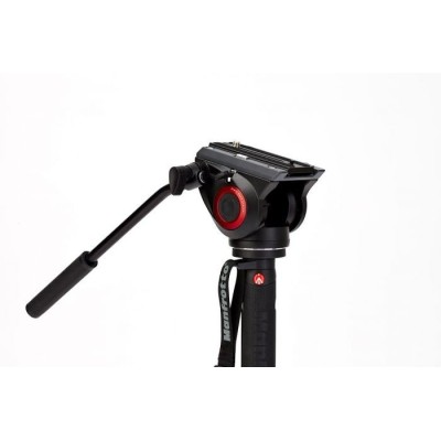 MONOPIE DE VÍDEO FLUIDO XPRO 4 SECCIONES ALUMINIO CON RÓTULA FLUIDA Y BASE FLUIDTECH MANFROTTO - MFMVMXPRO500