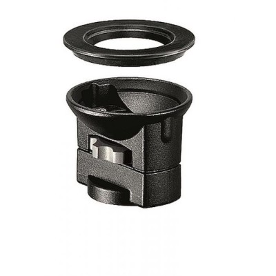 ADAPTADOR SEMIESFERA A BASE PLANA PARA RÓTULA DE VIDEO MANFROTTO - MF325N