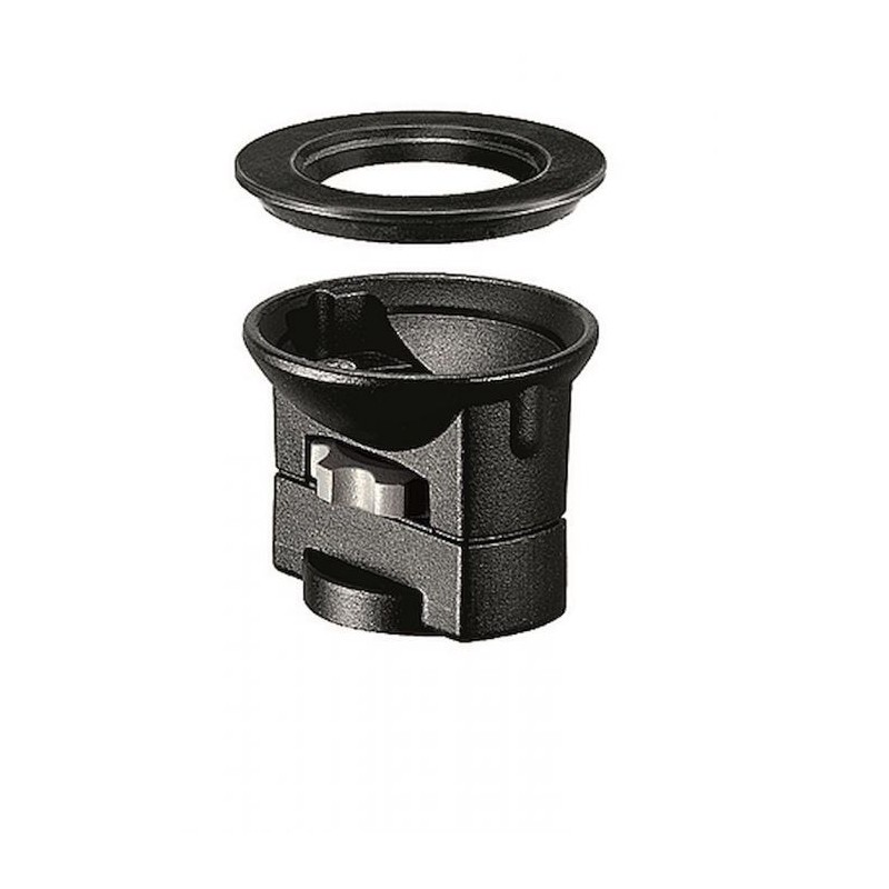 ADAPTADOR SEMIESFERA A BASE PLANA PARA RÓTULA DE VIDEO MANFROTTO - MF325N
