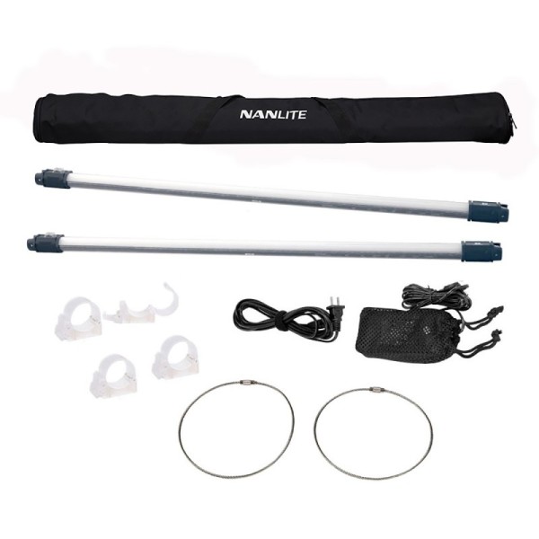 PAVOTUBE CON BATERÍA 30C KIT 2 UNIDADES NANLITE - NA1520082KIT