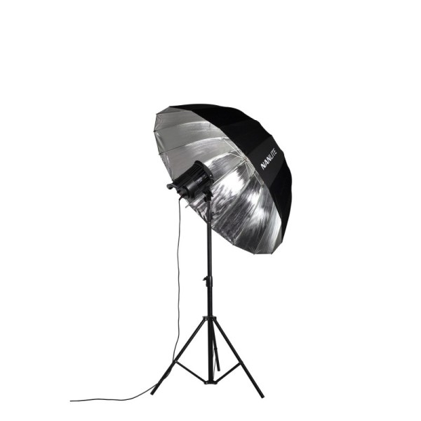 PARAGUAS DEEP PLATA 135 CM NANLITE - NAU135DS