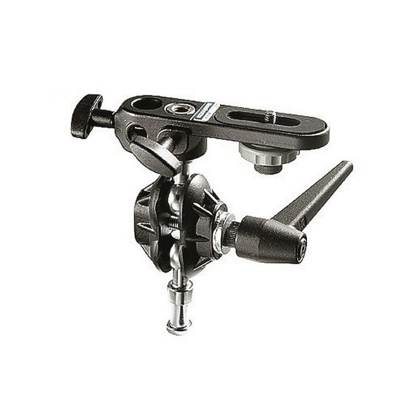RÓTULA CON DOBLE BOLA CON SOPORTE PARA CÁMARA MANFROTTO- MF155