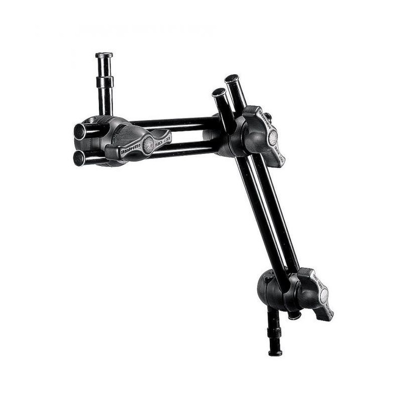 BRAZO ARTICULADO DOBLE DE 2 SECCIONES CON ESPIGA MANFROTTO- MF396AB-2