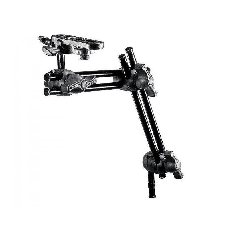 BRAZO ARTICULADO DOBLE DE 2 SECCIONES CON SOPORTE PARA CÁMARA MANFROTTO- MF396B-2