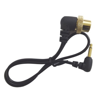 Cable conexión jack 3,5 mm a aphenol. Longitud 40 cm.