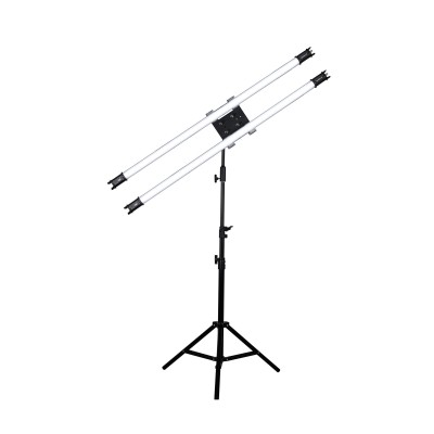 SOPORTE PARA 2 PAVOTUBES CON RÓTULA NANLITE - NAHDT122BHG