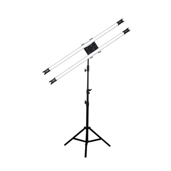 SOPORTE PARA 2 PAVOTUBES CON RÓTULA NANLITE - NAHDT122BHG