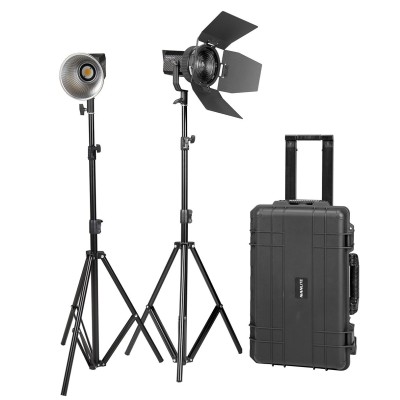 FOCOS LED FORZA 60 KIT 2 UNIDADES CON ACCESORIOS Y MALETA NANLITE - NA1220222KIT
